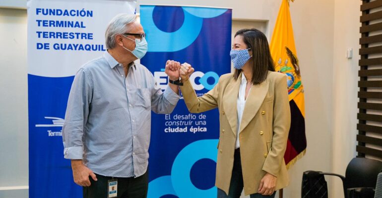 ÉPICO Y LA FUNDACIÓN TERMINAL TERRESTRE DE GUAYAQUIL FIRMAN CONVENIO DE COOPERACIÓN PARA PROMOVER ACCIONES Y ESPACIOS DE VENTA A FAVOR DE LOS EMPRENDEDORES Y EL CONSUMO LOCAL.