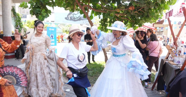 Alcaldía de Guayaquil impulsa la reactivación económica y turística de la Calle Panamá con un evento lleno de actividades para toda la familia